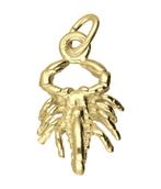 Gouden Schorpioen kettinghanger, Sieraden, Tassen en Uiterlijk, Kettinghangers, Verzenden, Nieuw
