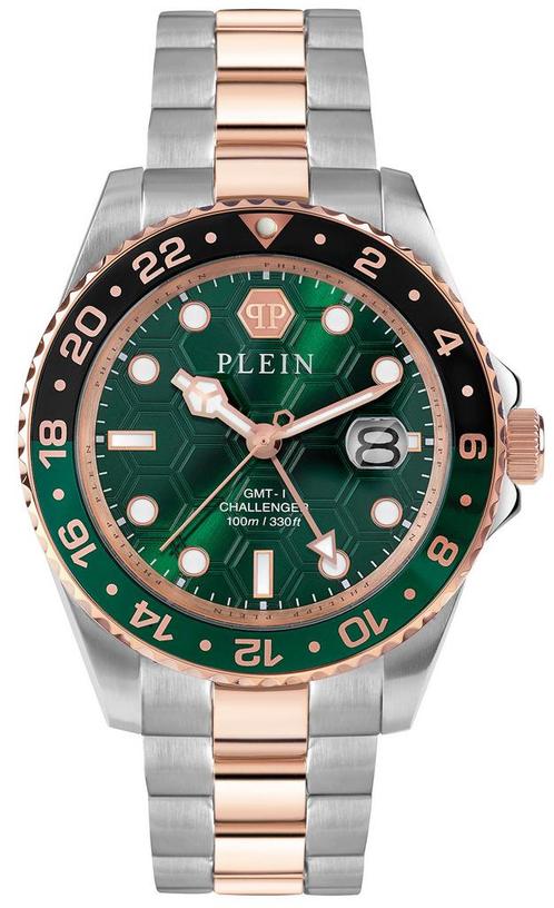 Philipp Plein PWYBA0623 GMT-I Challenger horloge, Sieraden, Tassen en Uiterlijk, Horloges | Heren, Staal, Nieuw, Staal, Overige merken