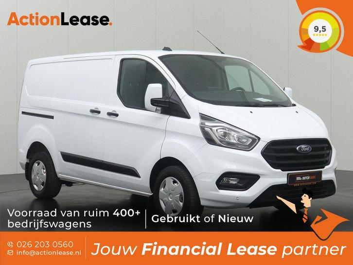 Ford Transit Custom Bestelbus L1 H1 2022 Diesel, Auto's, Ford, Dealer onderhouden, Te koop, Zwart, Handgeschakeld, Financial lease