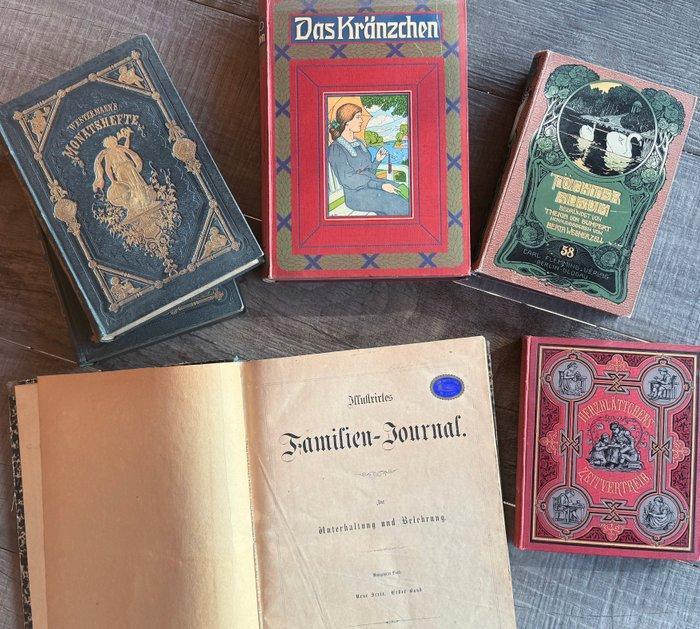 Various - Töchter - und Familien Alben 1861-1916 - Konvolut, Antiek en Kunst, Antiek | Boeken en Bijbels
