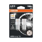 Osram PY21W LED Retrofit Oranje 12V BAU15s 2 Stuks, Ophalen of Verzenden, Nieuw