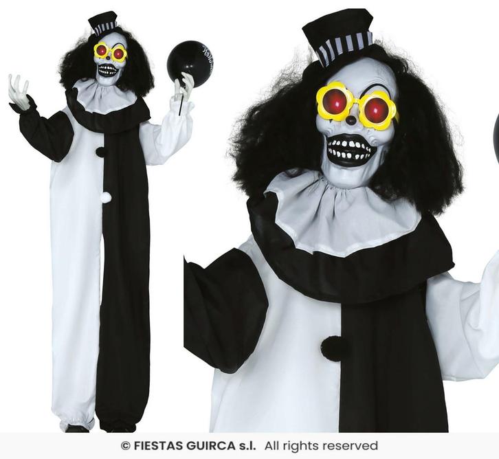 Lichtgevende Horror Clown, Hobby en Vrije tijd, Feestartikelen, Feestartikel, Nieuw, Verzenden