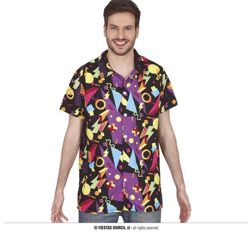 80s Vibe Blouse Heren, Kleding | Heren, Carnavalskleding en Feestkleding, Nieuw, Ophalen of Verzenden