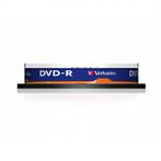 Verbatim DVD-R discs op spindel - 16-speed - 4,7, Ophalen of Verzenden, Nieuw in verpakking
