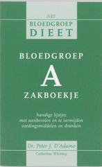Het bloedgroepdieet Bloedgroep A zakboekje / Het, Verzenden, Gelezen, P. D'Adamo