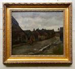 Cor Noltee (1903-1967) - Sfeervol Dorpsgezicht, Antiek en Kunst, Kunst | Schilderijen | Klassiek