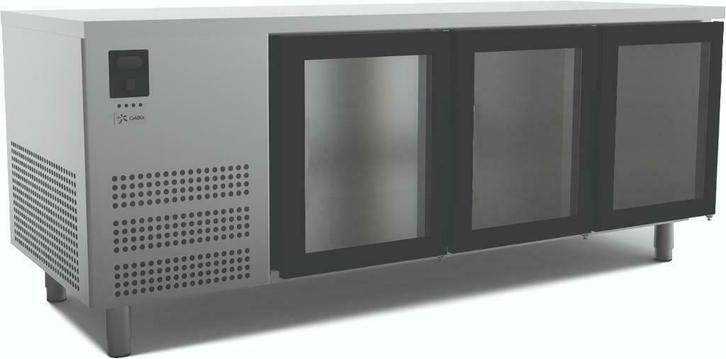 Gekoelde werkbank met glazen deuren, Zakelijke goederen, Horeca | Food