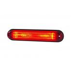 LED Toplamp Rood 12-24v 134mm Lang/27mm Hoog, Ophalen of Verzenden, Nieuw