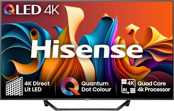 Hisense 50a7nqt – 50 Inch Qled Smart Tv – 4k Uhd – Dolby, Audio, Tv en Foto, Televisies, Nieuw, Ophalen of Verzenden