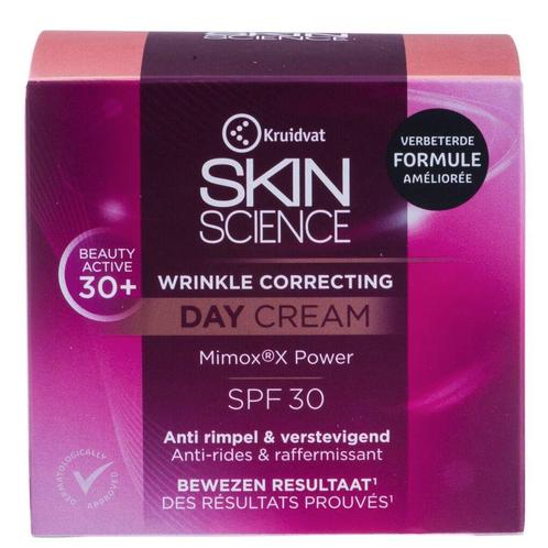 Kruidvat Skin Science Anti-Age SPF30 Wrinkle Correcting Day, Sieraden, Tassen en Uiterlijk, Uiterlijk | Lichaamsverzorging, Nieuw