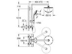 GROHE Euphoria XXL 210 Regendouche - Thermostaatkraan - 3, Verzenden, Zo goed als nieuw