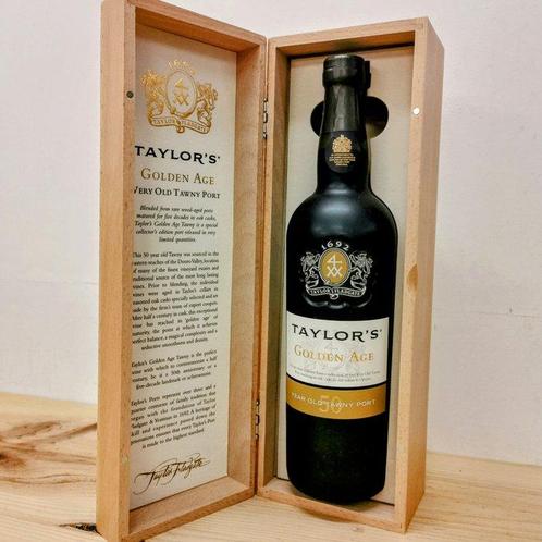 Taylors Golden Age - 50 years old Tawny Port - Gebotteld, Verzamelen, Wijnen