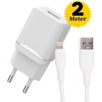 Phreeze iPhone Snellader + Oplader 2 Meter - USB Lightning, Ophalen of Verzenden, Nieuw