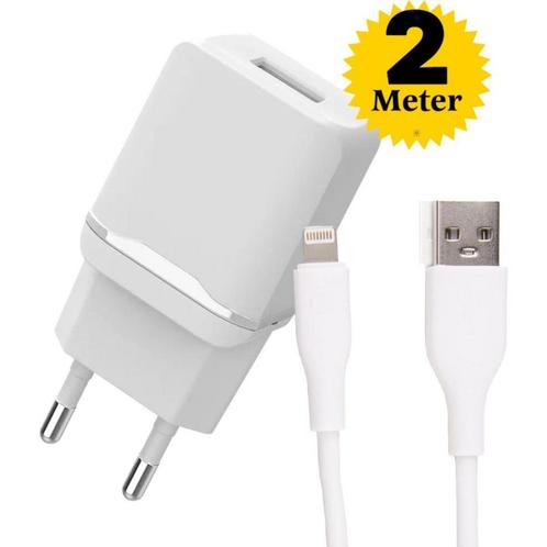 Phreeze iPhone Snellader + Oplader 2 Meter - USB Lightning, Telecommunicatie, Mobiele telefoons | Telefoon-opladers, Ophalen of Verzenden