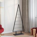 vidaXL Metalen kerstboom met standaard Zwart 150 cm Staal, Verzenden, Nieuw