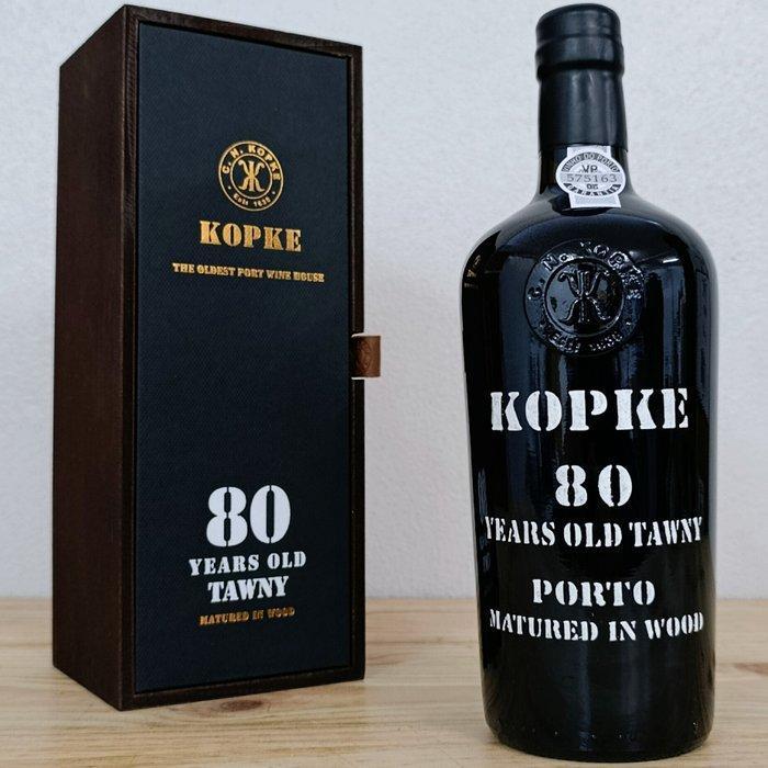 Kopke - 80 Years Old Tawny - Douro - 1 Fles (0,75 liter), Verzamelen, Wijnen