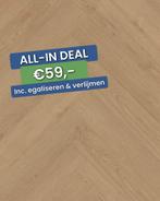 Plak pvc Visgraat naturel eiken |  Belakos Monastro Visgraat, Huis en Inrichting, Stoffering | Vloerbedekking, Ophalen, Nieuw