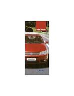 2004 FIAT PALIO BROCHURE PORTUGEES (BRAZILIË), Nieuw, Author