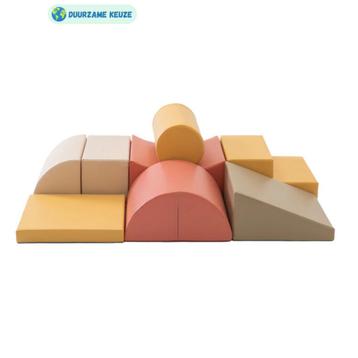 Softplay foam blokken set in pastel pink – stimuleert mot. beschikbaar voor biedingen