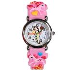 Fako® - Kinderhorloge - 3D - Eenhoorn Jolly – Roze, Nieuw, Verzenden