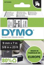 DYMO originele D1 labels | Zwarte Tekst op Wit Label | 9 mm, Zakelijke goederen, Ophalen of Verzenden, Nieuw in verpakking