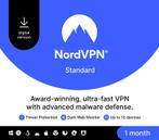NordVPN Standard Global Key (1 Maand / 10 apparaten), Nieuw