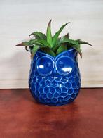 Figuur - Blue Ceramic Owl - Keramiek
