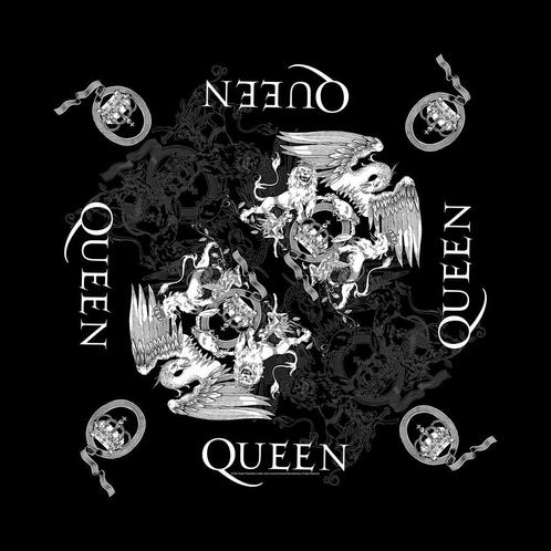 Queen - Crest - Bandana - officiële merchandise, Verzamelen, Muziek, Artiesten en Beroemdheden, Kleding, Nieuw, Ophalen of Verzenden