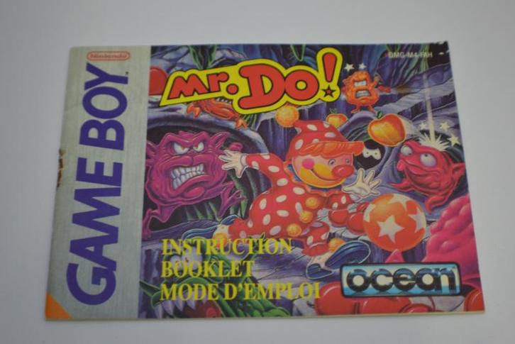 Mr. Do (GB MANUAL FAH), Spelcomputers en Games, Spelcomputers | Nintendo Portables | Accessoires, Zo goed als nieuw, Verzenden