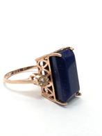 Zonder Minimumprijs - Ring - 9 kt. Roségoud, Zilver Diamant, Nieuw