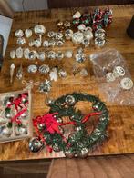 Kerstbeeldje (60) - Glas - Vintage brocant antiek, Diversen, Kerst, Nieuw