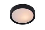 Lucide LEX - Plafonnière Ø 25 cm 1xE27 Zwart, Huis en Inrichting, Lampen | Plafondlampen, Verzenden, Nieuw, Kunststof, Trendy verlichting