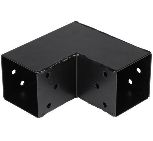 Starx paalverbinder hoekmodel 90x90 mm zwart, Doe-het-zelf en Verbouw, Hang- en Sluitwerk, Nieuw, Ophalen of Verzenden