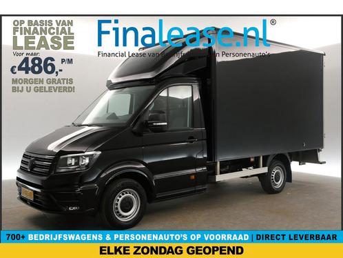 Volkswagen Crafter 35 2.0 TDI Bakwagen L3.80m 140PK €486pm, Auto's, Bestelauto's, Lease, Handgeschakeld, Diesel, Volkswagen, Zwart