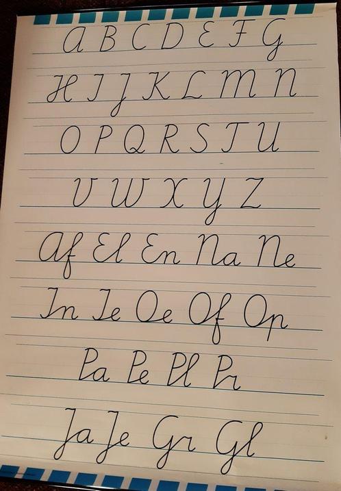 Schrijf Actief Klassikale Letterkaart groep 4 (zie omschrijv, Boeken, Schoolboeken, Nieuw, Verzenden