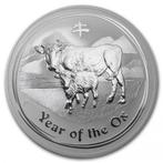 Lunar II - Year of the Ox - 10 oz 2009 (9.020 oplage), Verzenden, Losse munt, Zilver