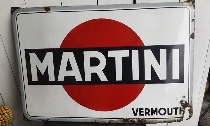 Martini - emaillerie koekelberg - Reclamebord - Emaille, Antiek en Kunst, Antiek | Wandborden en Tegels