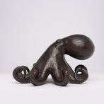 Groot sculptuur van een octopus - Brons