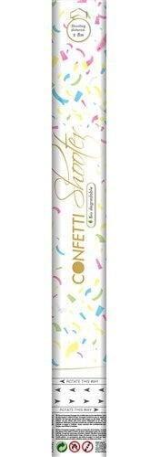 Bio Confetti Kanon Gekleurd 40cm, Hobby en Vrije tijd, Feestartikelen, Nieuw, Verzenden