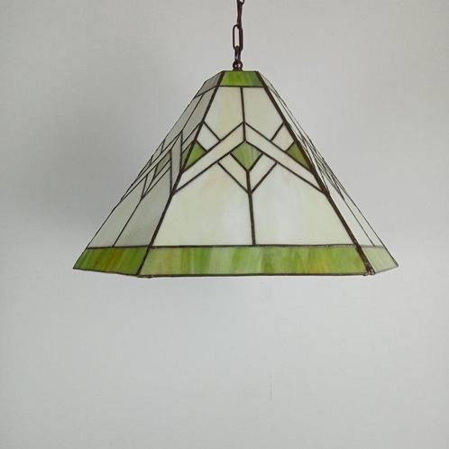 Plafondlamp - Tiffany stijl - Glas-in-lood, Antiek en Kunst, Curiosa en Brocante