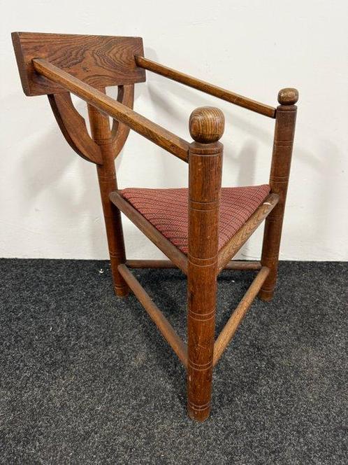 Stoel - Hout - Zweedse driehoekstoel, Antiek en Kunst, Curiosa en Brocante