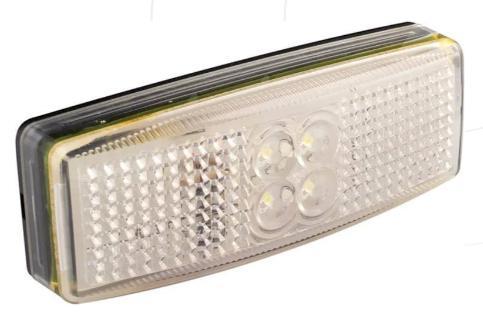 LED Autolamps LED markeringslicht wit 180mm kabel open, Auto diversen, Aanhangwagen-onderdelen, Ophalen of Verzenden