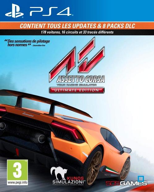 PlayStation 4 Assetto Corsa Ultimate Edition, Spelcomputers en Games, Games | Sony PlayStation 4, Zo goed als nieuw, Verzenden