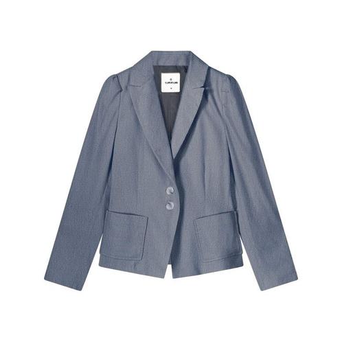 -15% Summum  Summum R tailored linen blend twill 1s1234-1215, Kleding | Dames, Jasjes, Kostuums en Pakken, Blauw, Nieuw, Verzenden