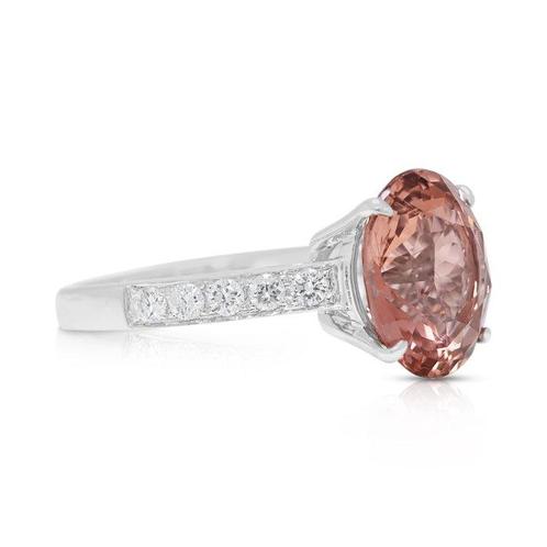 Zonder Minimumprijs - Ring - 10 kt. Witgoud - 4.18ct. tw., Sieraden, Tassen en Uiterlijk, Ringen