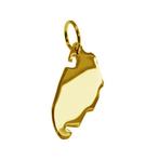 Gouden Waddeneiland Texel ketting hanger, Sieraden, Tassen en Uiterlijk, Verzenden, Nieuw