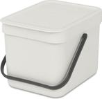 Brabantia Sort & Go Prullenbak - 6 liter - Light Grey, Verzenden, Nieuw