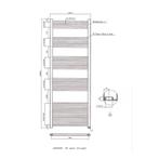 Designradiator Boss & Wessing Vertico Multirail 160x60 cm, Ophalen of Verzenden, Nieuw
