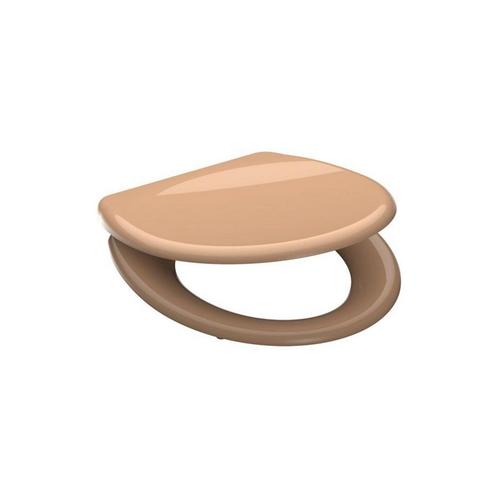 Toiletzitting Schutte Beige Duroplast Met Soft Close En, Doe-het-zelf en Verbouw, Sanitair, Ophalen of Verzenden
