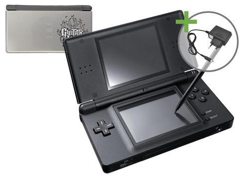 Nintendo DS Lite - Guitar Hero Edition, Spelcomputers en Games, Spelcomputers | Nintendo DS, Zo goed als nieuw, Ophalen of Verzenden
